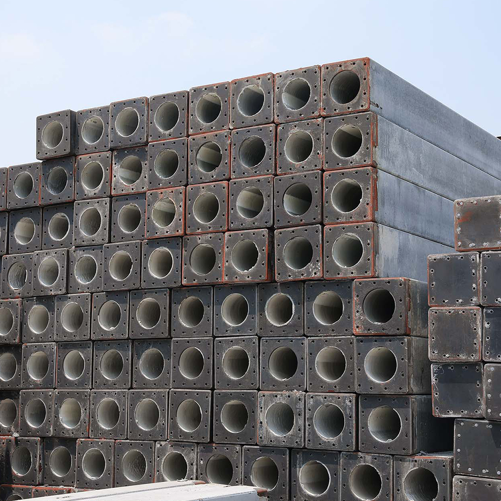 Voorgespannen holle vierkante palen van hoogsterkte beton